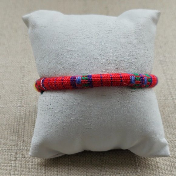 Unisex Wristband Multi Color Canvas Bracelet Fashion Jewelry Adjustable Bracelet - Picture 7 of 12